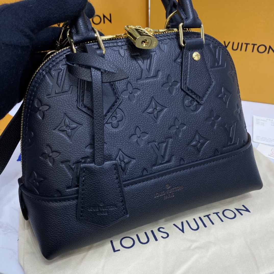 Louis Vuitton NEO ALMA BB Monogram Handbag M44829 Black